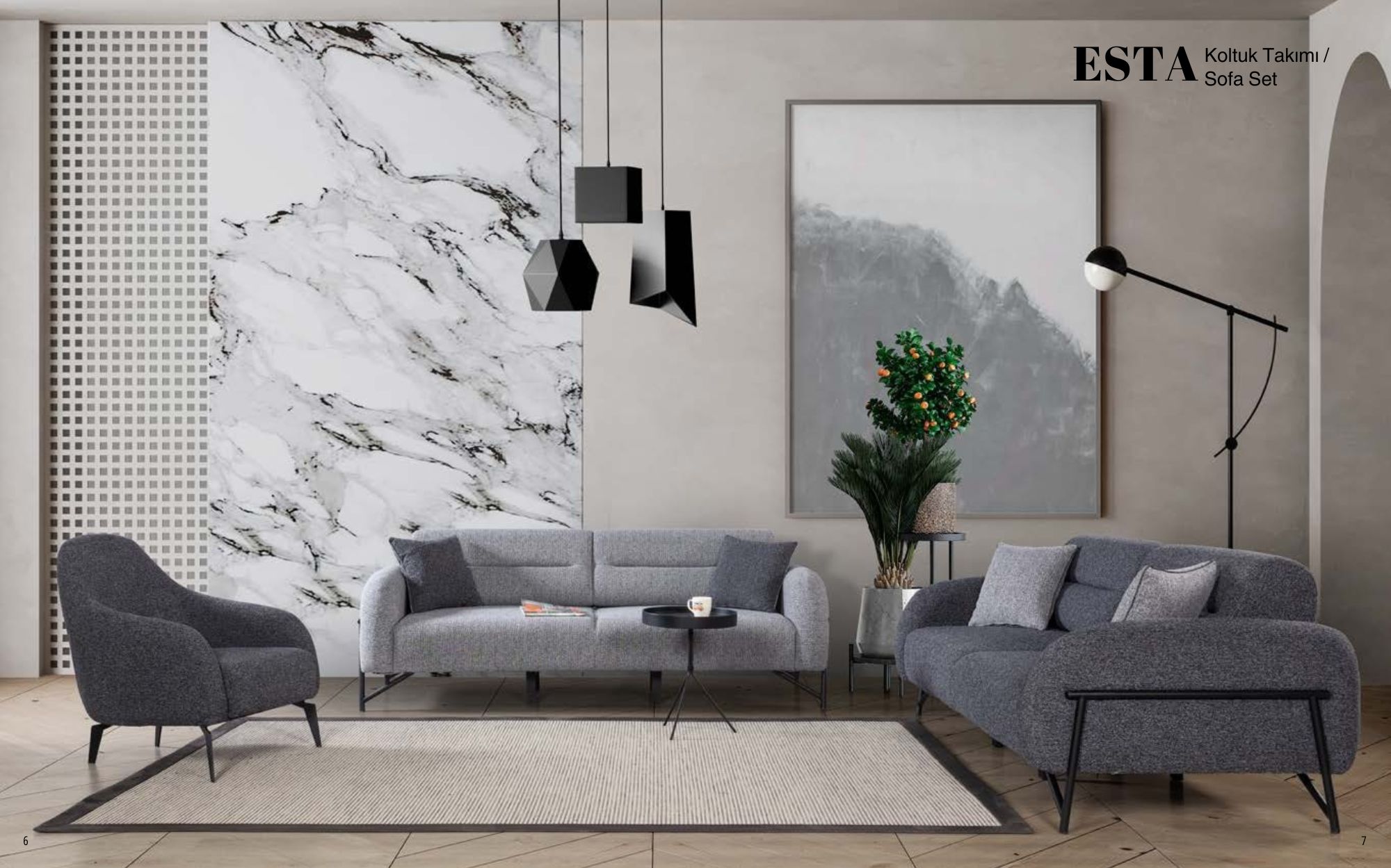 Esta Sofa Set