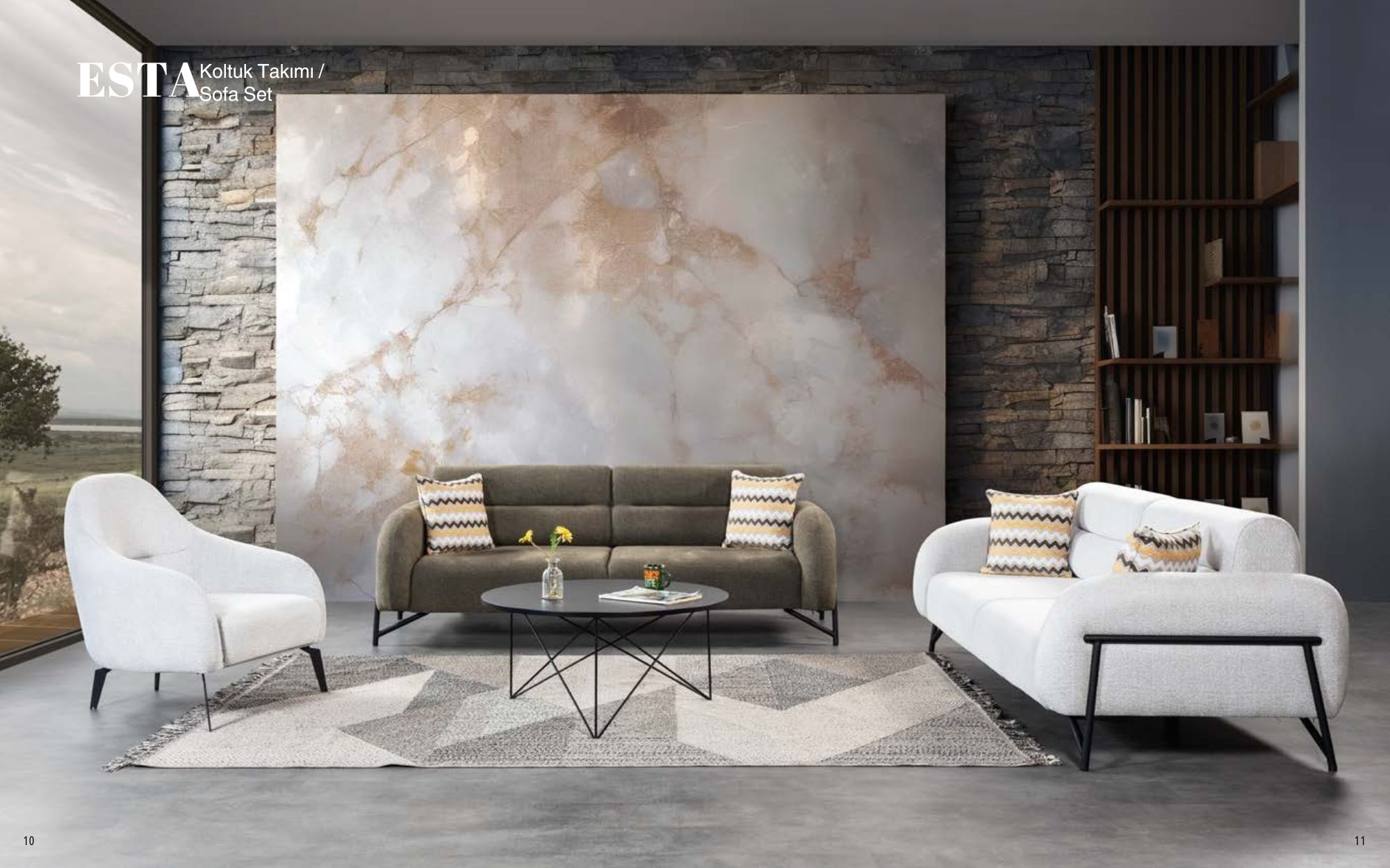 Esta II Sofa Set