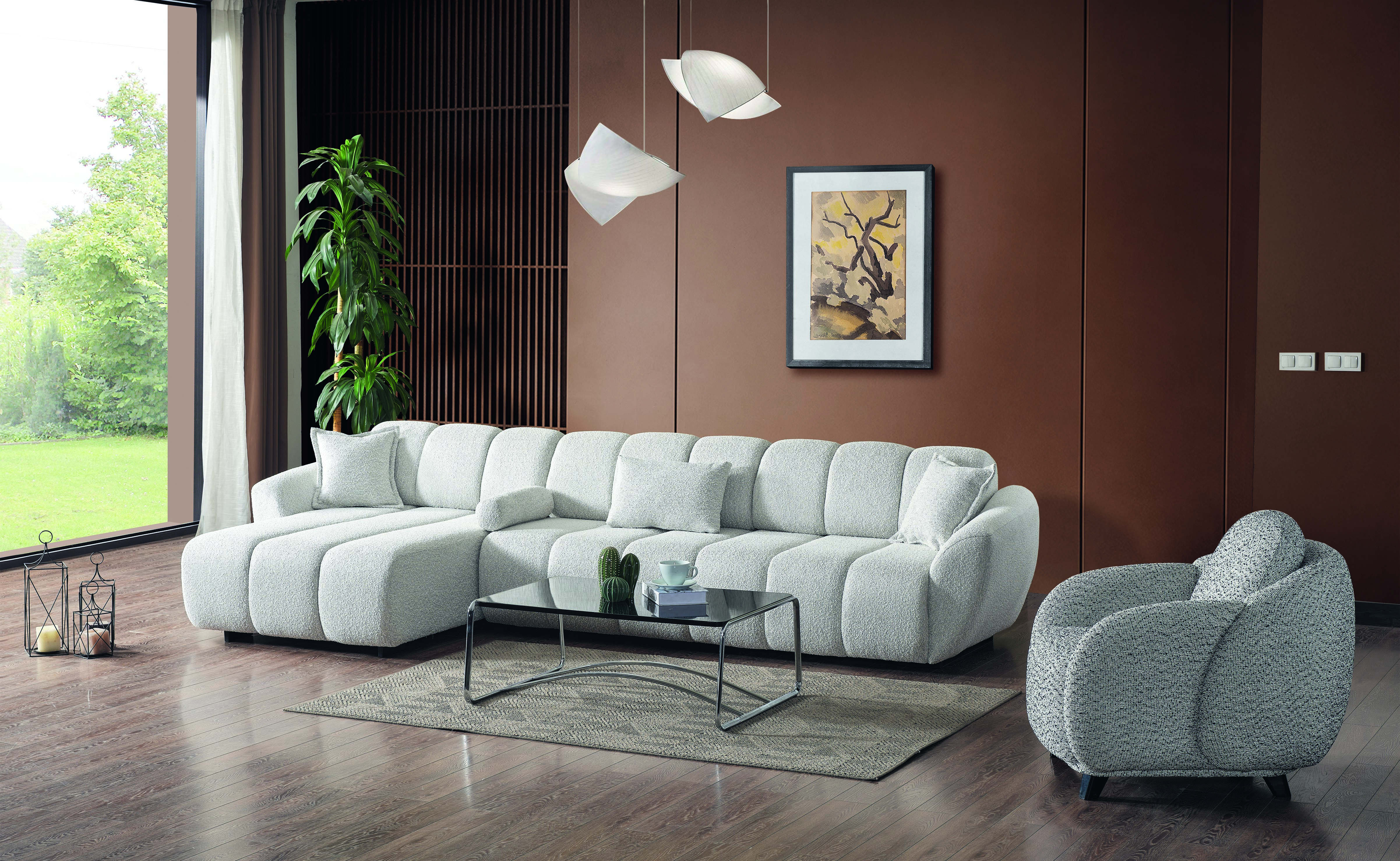 Orlando Mini Corner Sofa Set